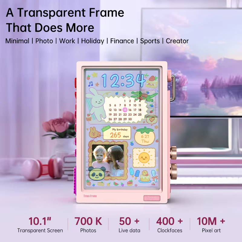 Desk Setup Videos - OEMG Times Frame Smart HD-Bildschirm 10,1