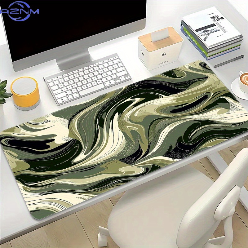 Desk Setup Black And White - 1 Stück Extra Großes Gaming-Mauspad -