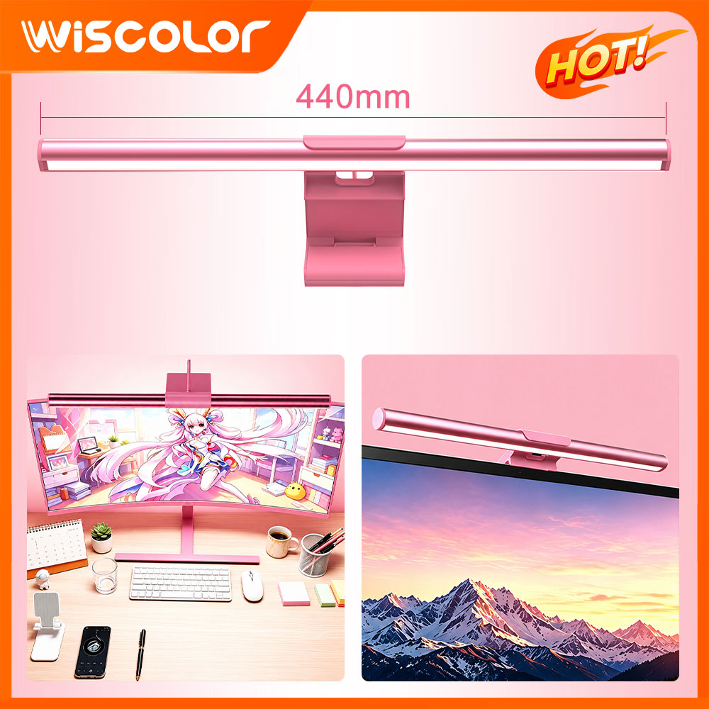Desk Setup In Office - Monitor-Lichtleiste LED-Leuchten Smart WLAN RGB Dimmbar