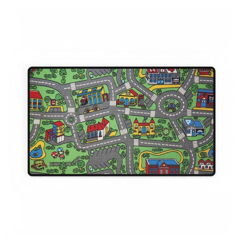 Desk Setup In Office - Magic on The Streets Spielmatte, Mausteppich,