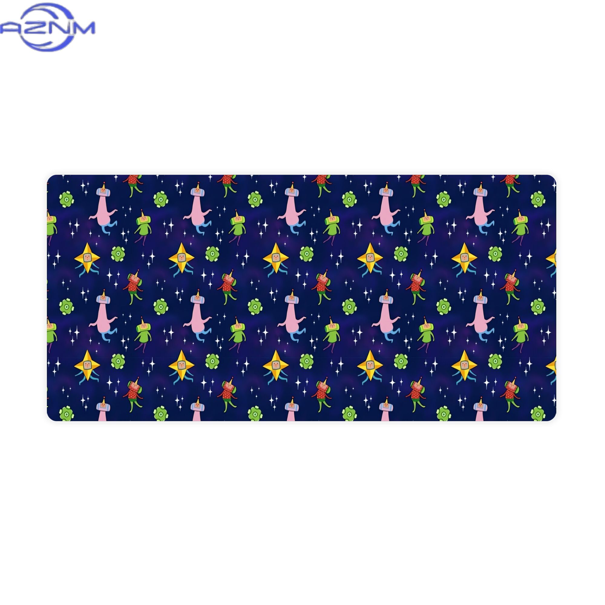 Desk Setup Streaming - Katamari Space Pattern Große Schreibtischunterlage für