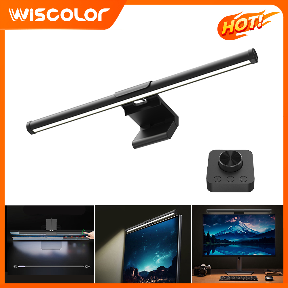 Desk Setup In Office - Smarte WLAN RGB Monitor-Lichtleiste LED-Beleuchtung Monitor-Dekoration