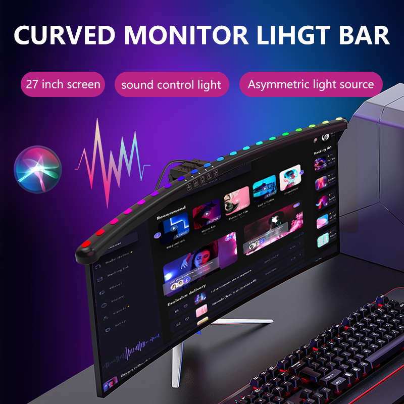RGB-Lichtleiste Monitor Smart  – Desk Setup In Office Bewertung und Preis