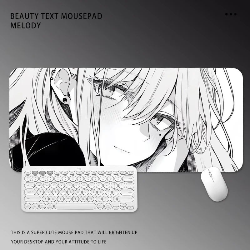 Schwarz-Weiß Manga-Mädchen Mau – Desk Setup Black And White Bewertung und Preis