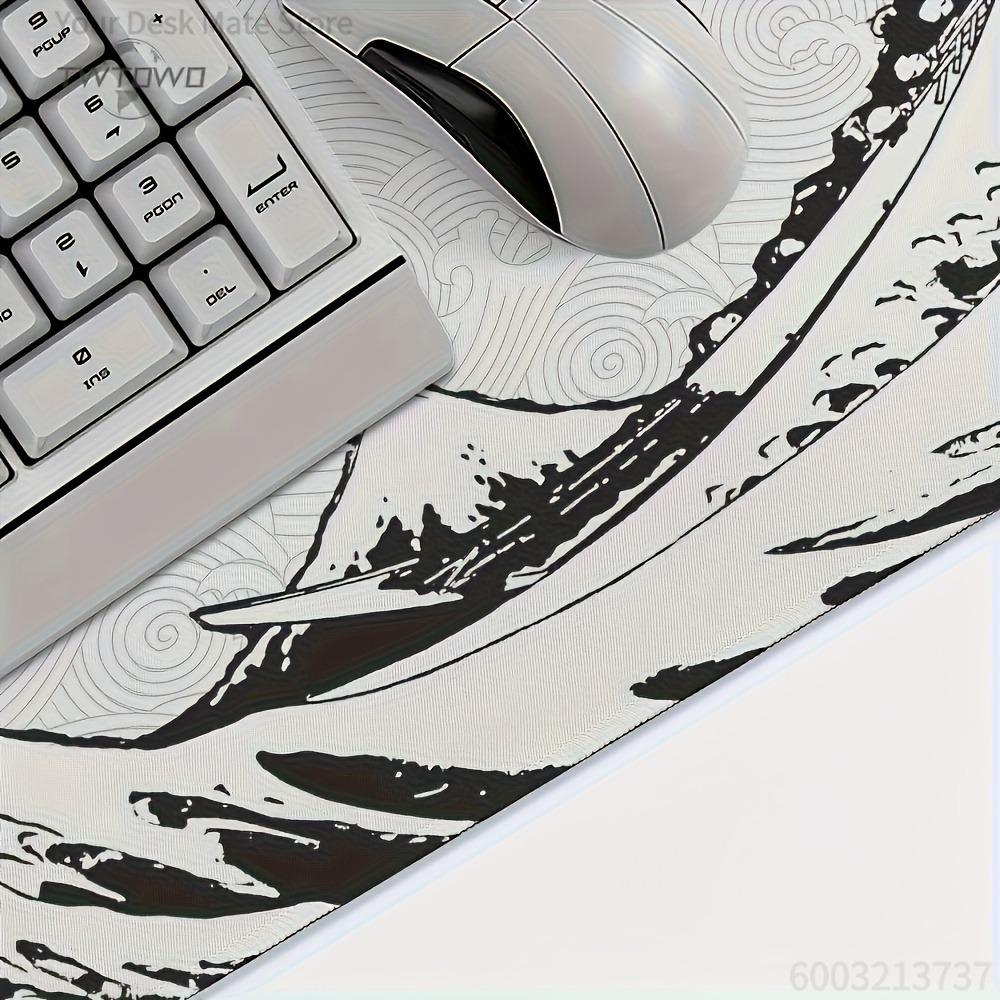 Schwarz-weiße XXL-Schreibtisch – Desk Setup Black And White Bewertung und Preis