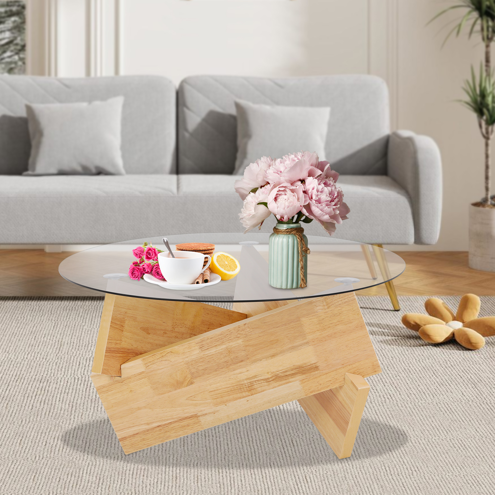 Moderner Beistelltisch mit geh – Desk Setup Wood Bewertung und Preis