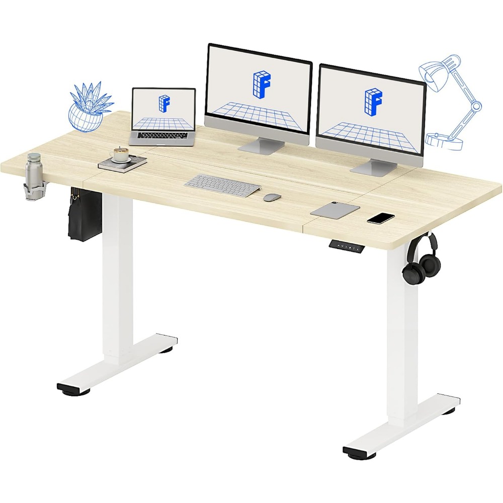 FLEXISPOT 63x32 Zoll elektrisc – Desk Setup In Office Bewertung und Preis