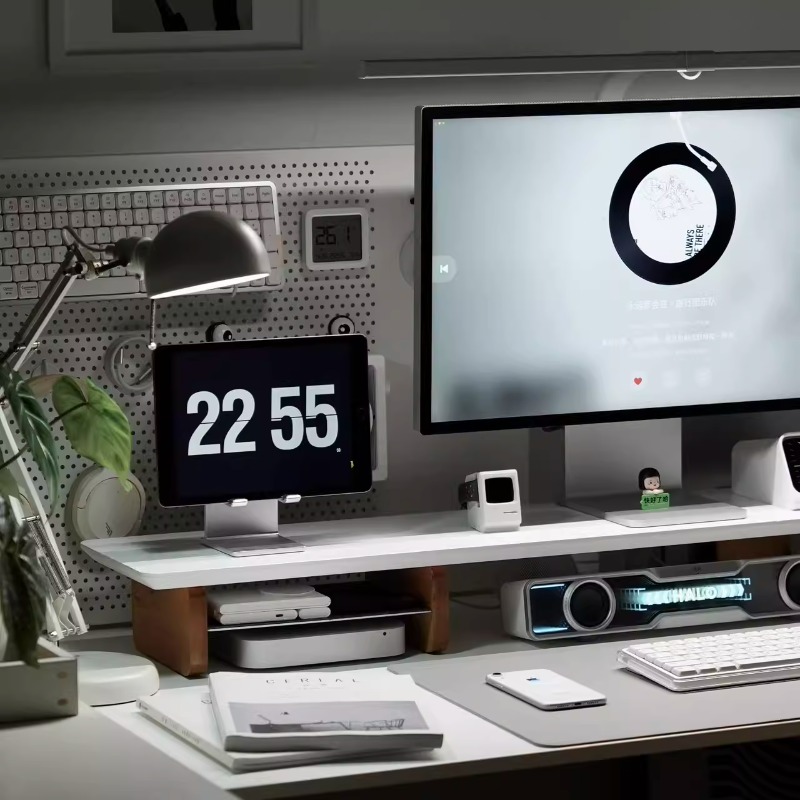 Moderner Monitor-Riser-Ständer – Desk Setup With Laptop And Monitor Bewertung und Preis