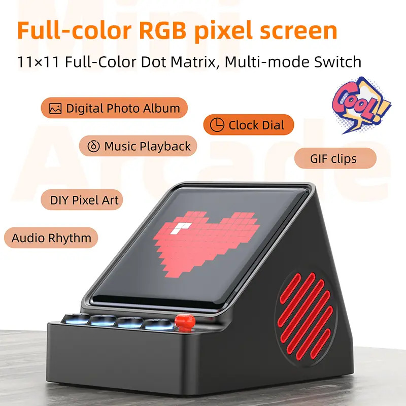 Retro Pixel-Art Programmierbar – Speaker Desk Setup Bewertung und Preis