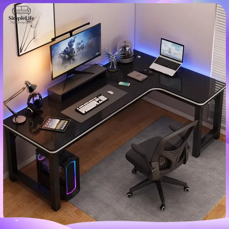 Eck-Gaming-Schreibtisch Comput – Desk Setup With Laptop And Monitor Bewertung und Preis