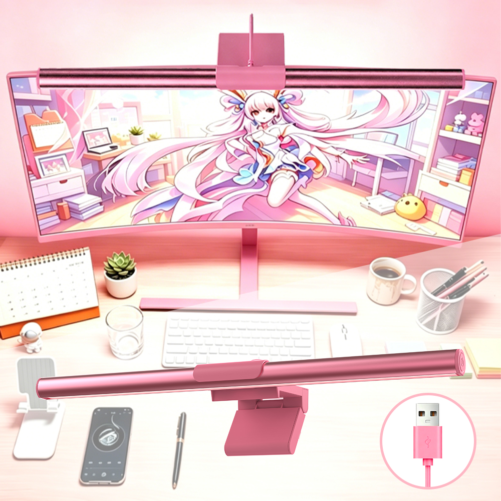RGB-Lichtleiste Monitor-Setup- – Desk Setup In Office Bewertung und Preis