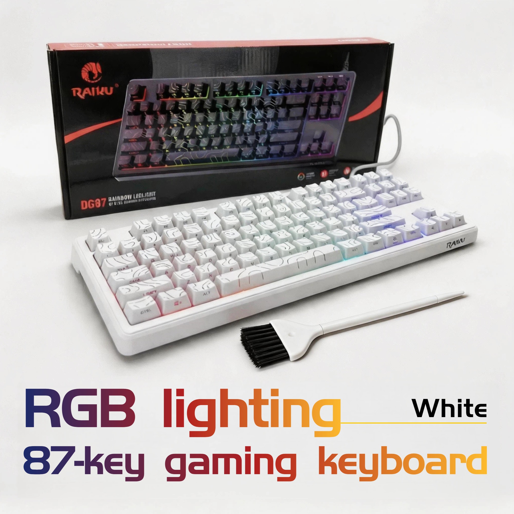 87-Tasten Kompakte Kabelgebund – Desk Setup Black And White Bewertung und Preis
