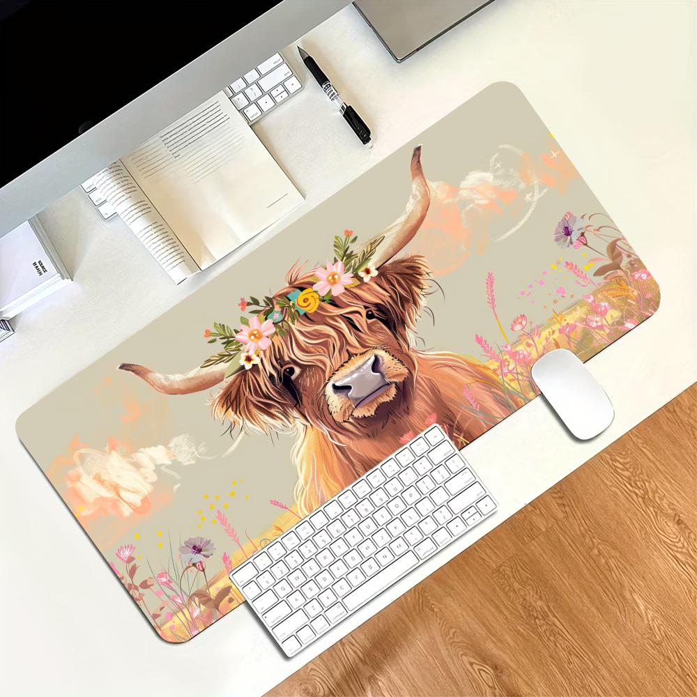 Vintage Highland Cow Floral Ga – Desk Setup Pc And Laptop Bewertung und Preis