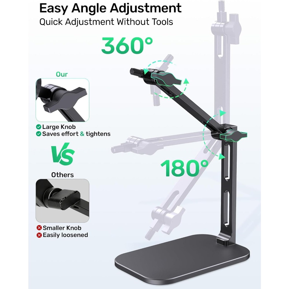 Robuster Tischmikrofonständer, – Desk Setup Streaming Bewertung und Preis