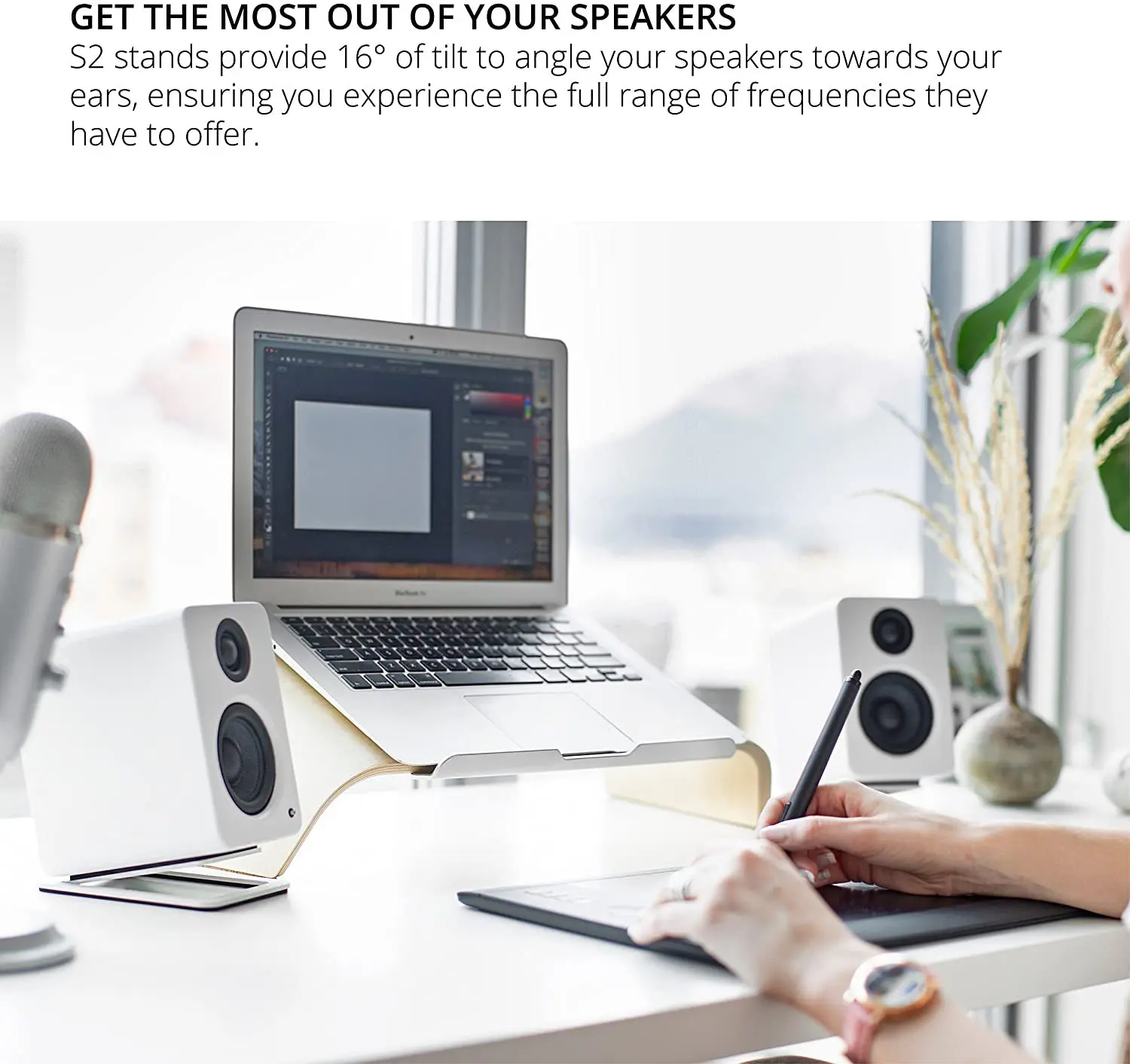 2 Stück Desktop-Lautsprecherst – Speaker Desk Setup Bewertung und Preis