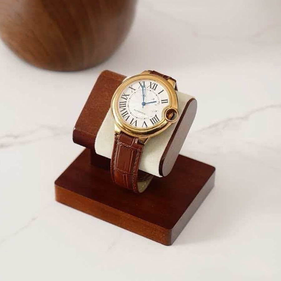 Holz-Uhrenständer Massivholz A – Desk Setup Wood Bewertung und Preis