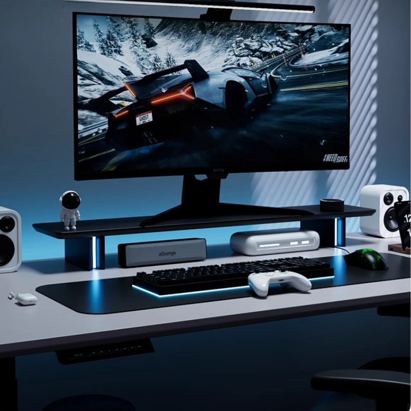 RGB-Monitorständer, ergonomisc – Desk Setup With Laptop And Monitor Bewertung und Preis