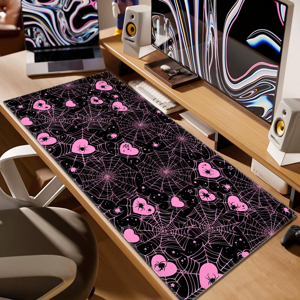 90x40 Weiße oder Rosa Spinnenn – Desk Setup In Office Bewertung und Preis