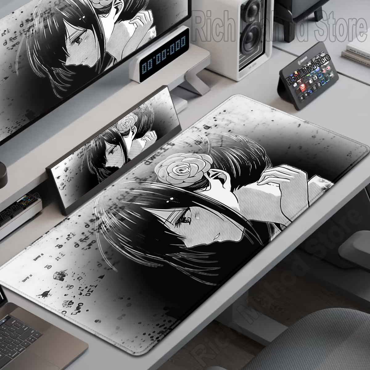 Schwarz Weiß Skelett Schwert M – Desk Setup Black And White Bewertung und Preis