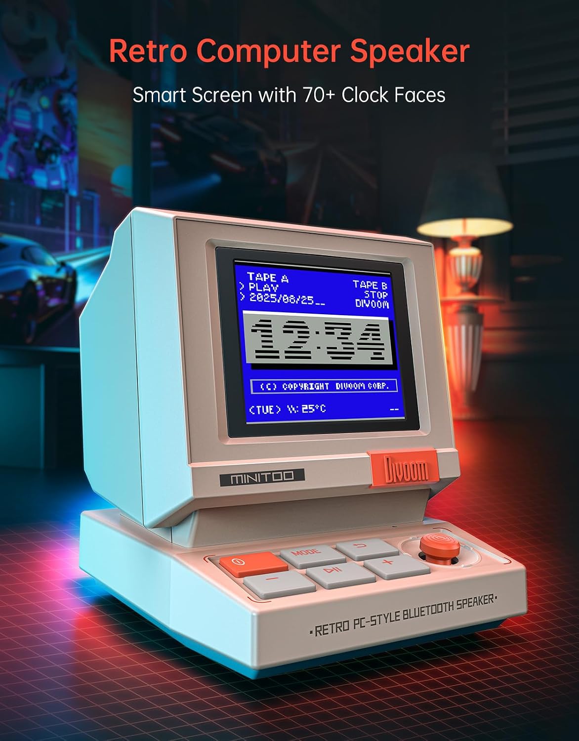 Retro PC-Stil Mini-Lautspreche – Speaker Desk Setup Bewertung und Preis