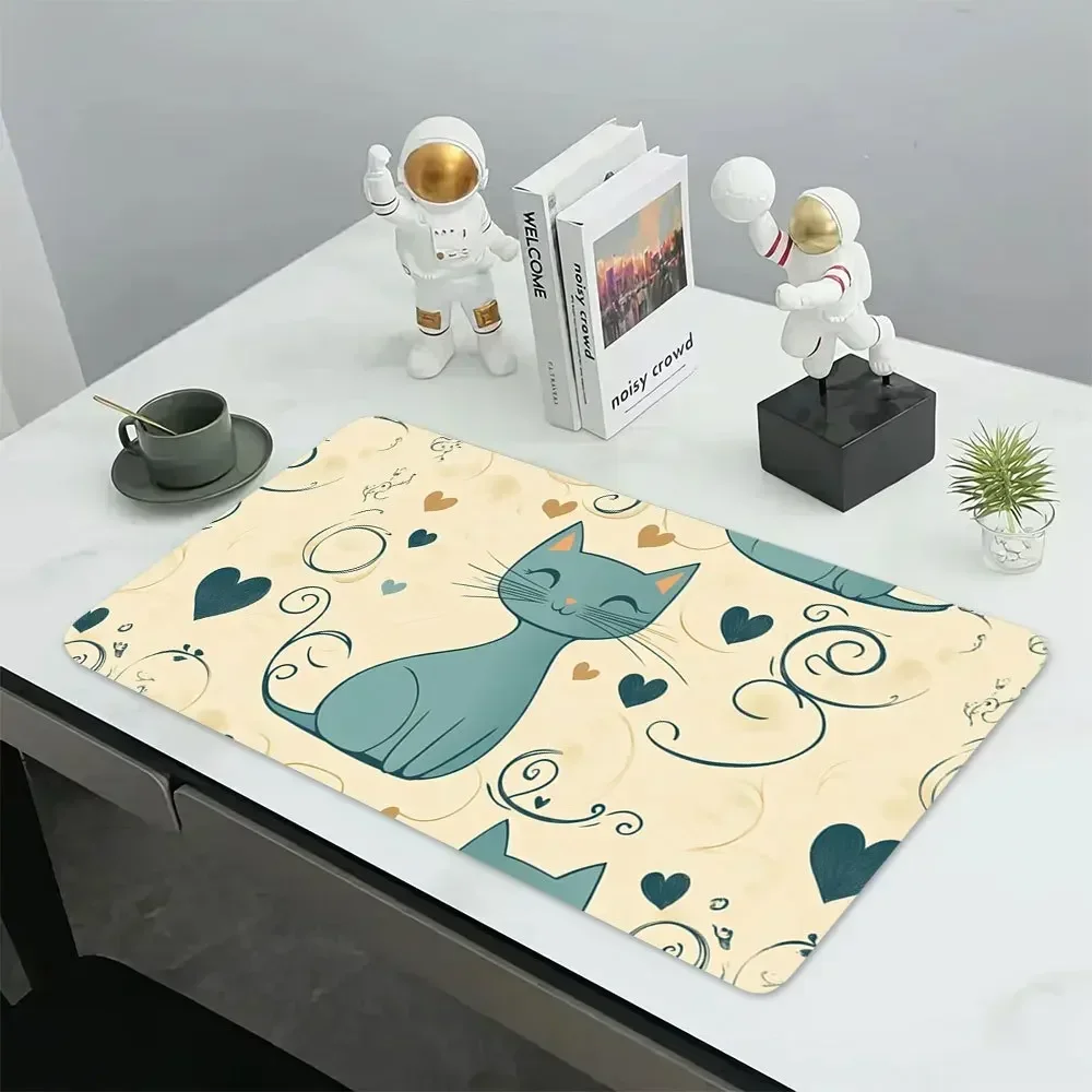 Gaming-Mauspad 1 Stück Tier-Ca – Desk Setup In Office Bewertung und Preis