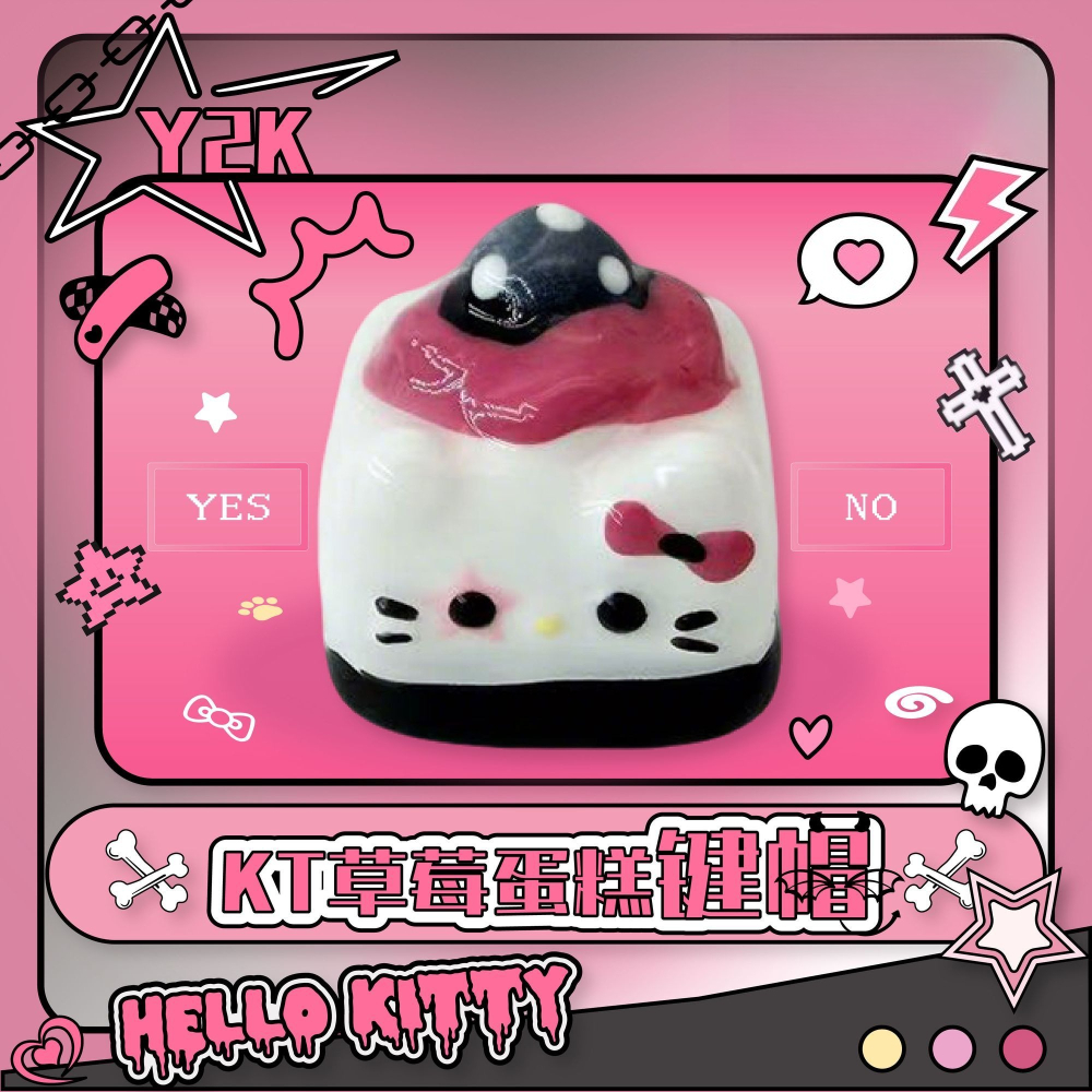 Y2K Kawaii Tastenkappen Hello  – Y2K Desk Setup Bewertung und Preis