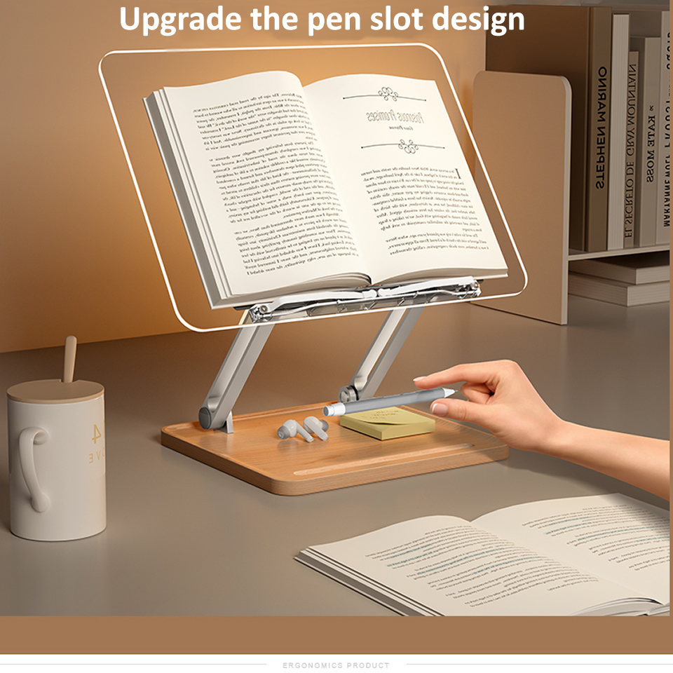 Leseständer aus Holz mit Licht – Desk Setup Organization Bewertung und Preis