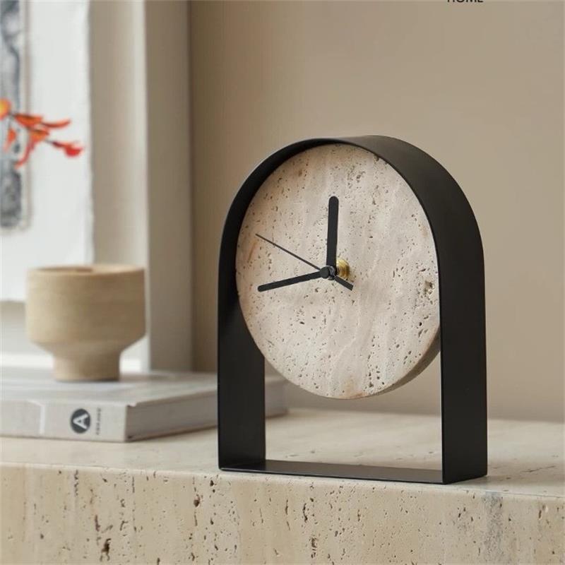 Luxuriöse Marmor-Desktop-Uhr,  – Desk Setup Study Bewertung und Preis