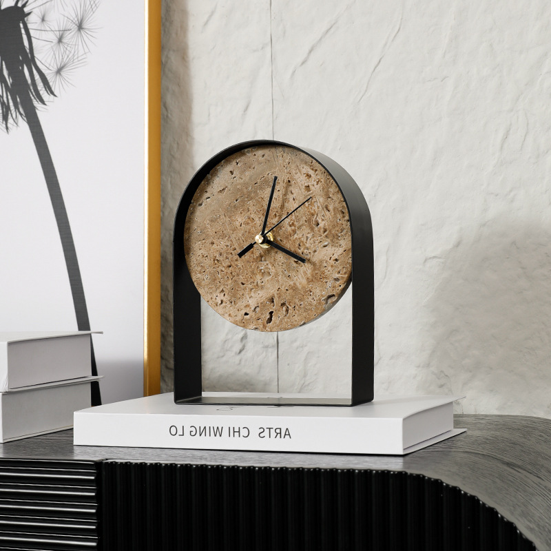 Luxuriöse Marmor-Desktop-Uhr,  – Desk Setup Study Bewertung und Preis