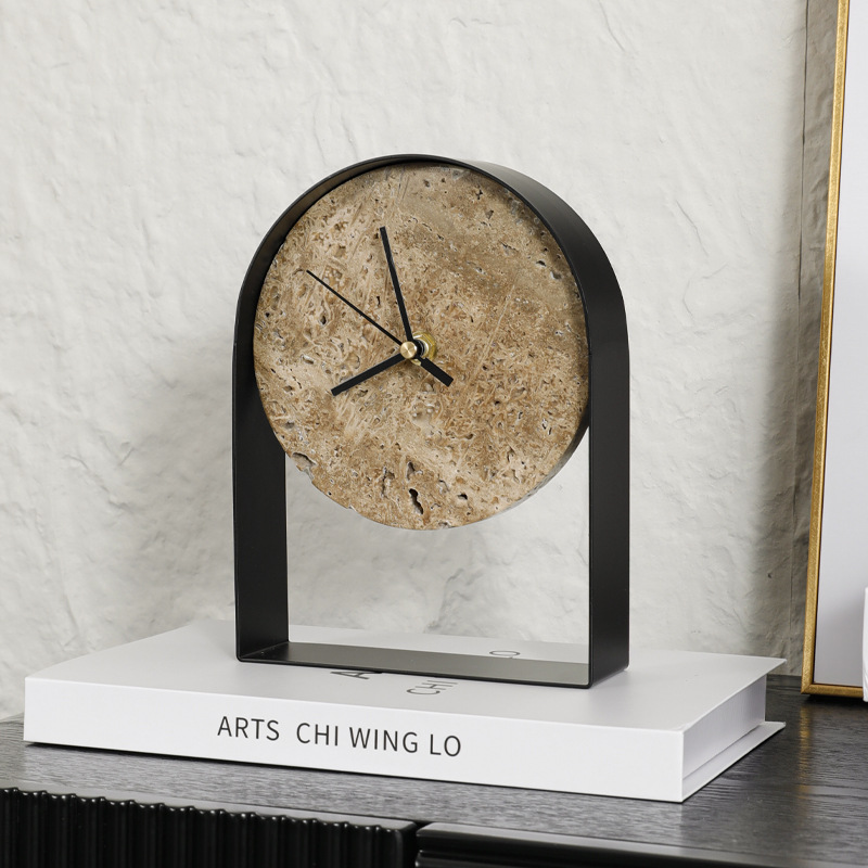 Luxuriöse Marmor-Desktop-Uhr,  – Desk Setup Study Bewertung und Preis
