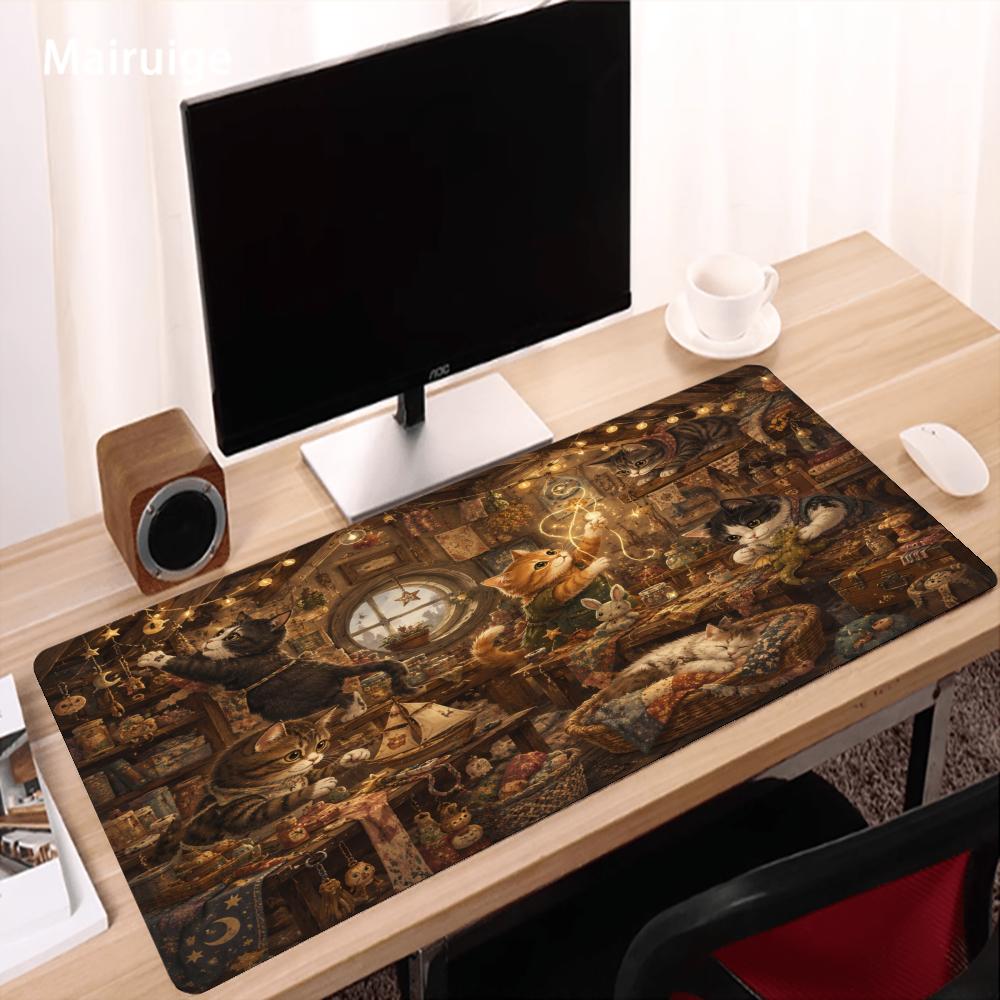 Mauspad für Katzen, rutschfest – Desk Setup Study Bewertung und Preis
