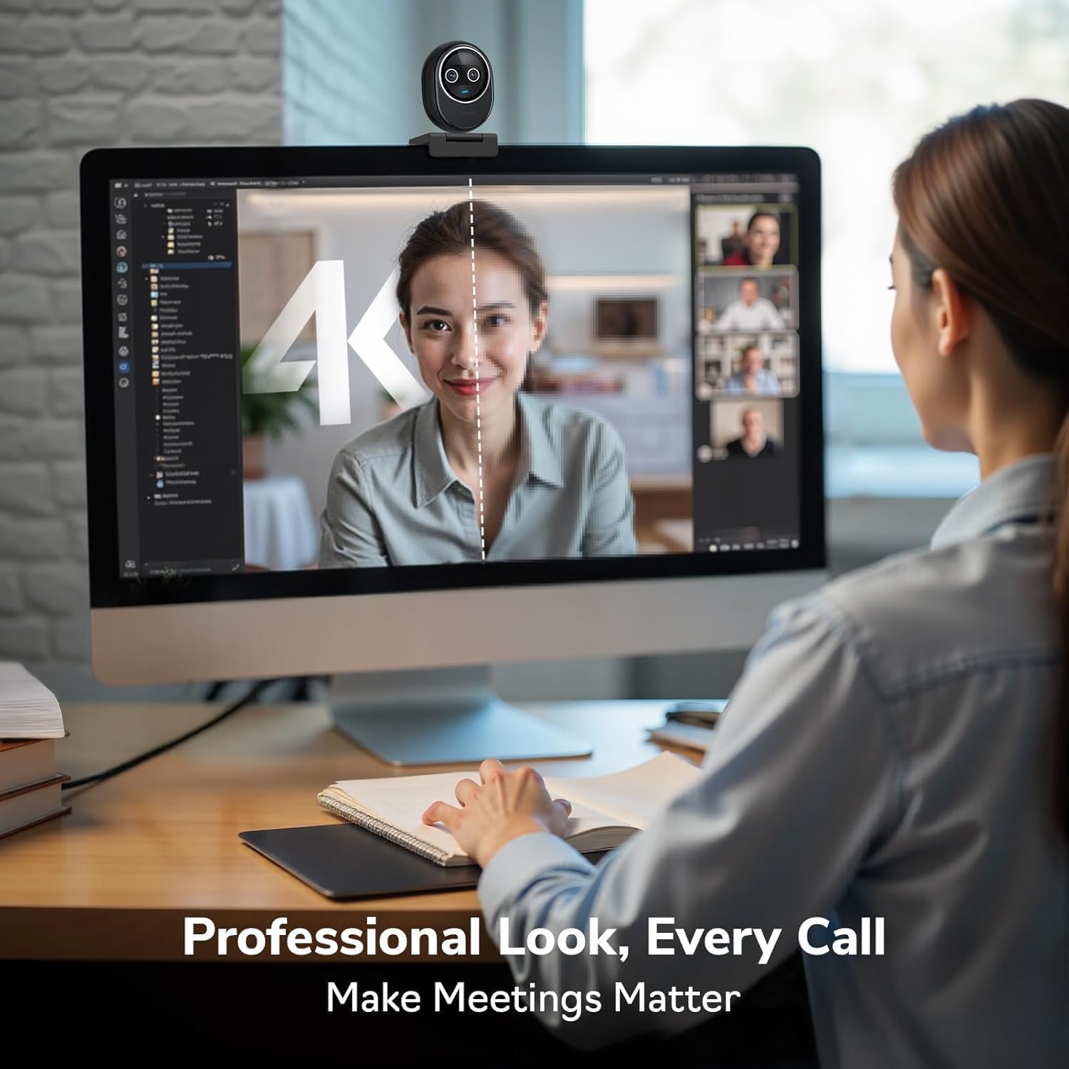Webcam 4K EMEET Dual-Kamera KI – Desk Setup Streaming Bewertung und Preis