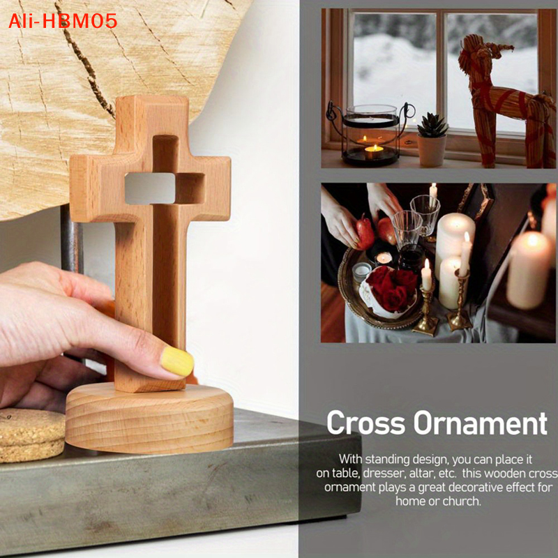 (HB05) Holzkreuz Holz-Kruzifix – Desk Setup Wood Bewertung und Preis