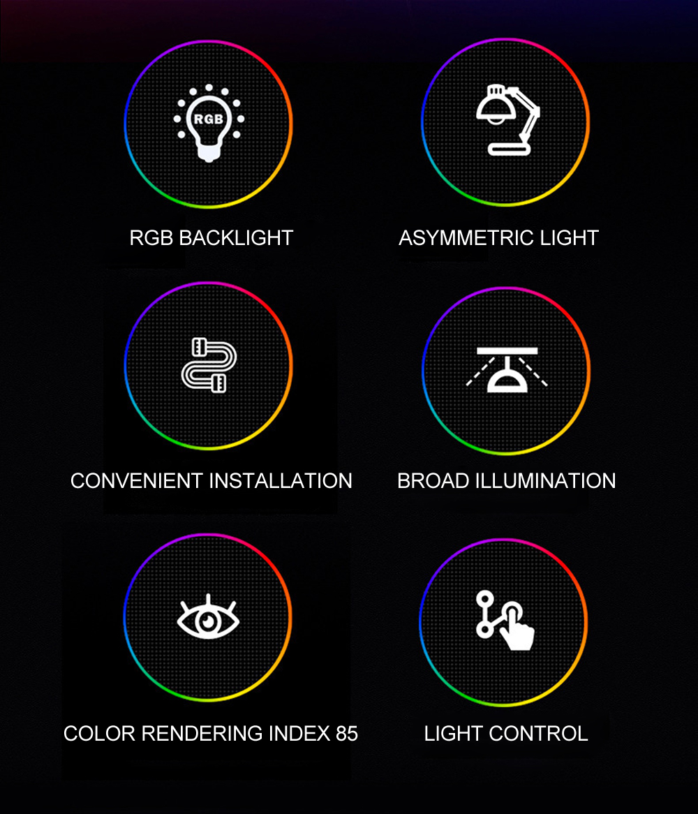 Smarte WLAN RGB Monitor-Lichtl – Desk Setup In Office Bewertung und Preis