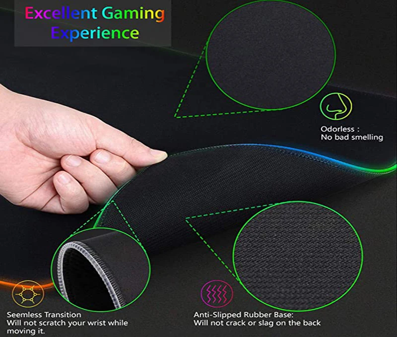 RGB XXL HD Großes Schwarz-Weiß – Desk Setup Black And White Bewertung und Preis