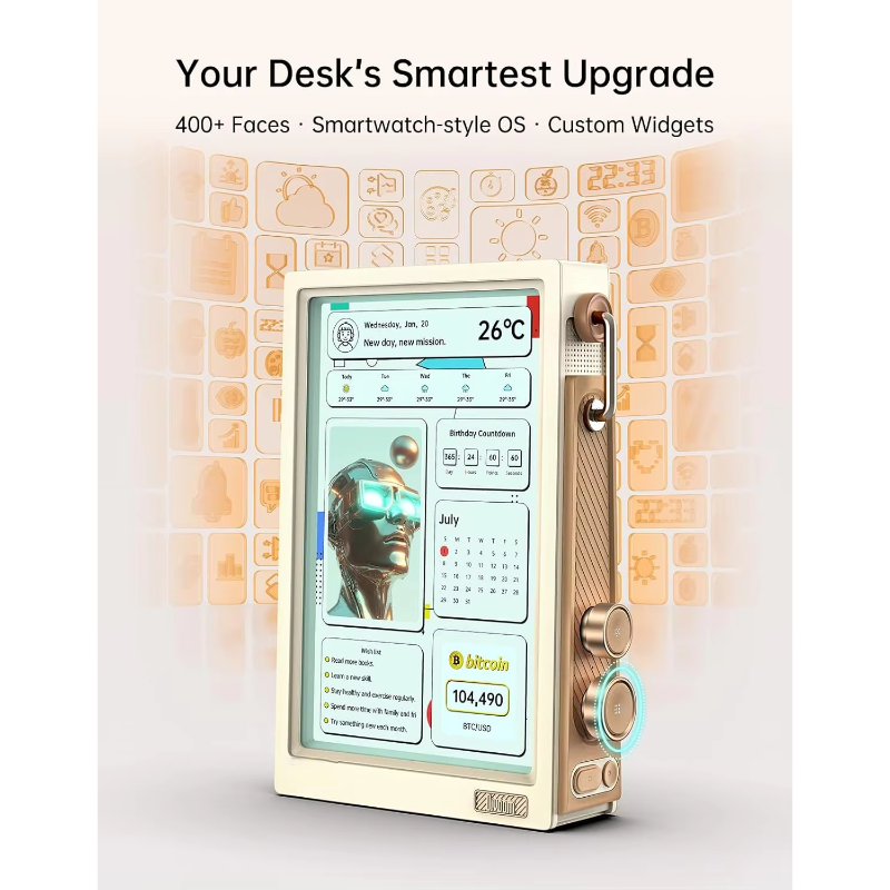 Digitaler Bilderrahmen, transp – Desk Setup Videos Bewertung und Preis